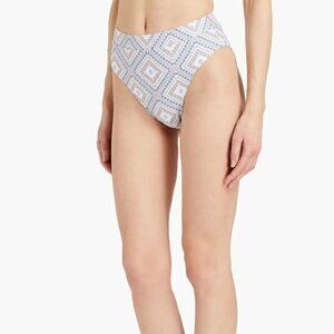 Nicholas Savita Printed High-Rise Bikini Bottom Size M NWT